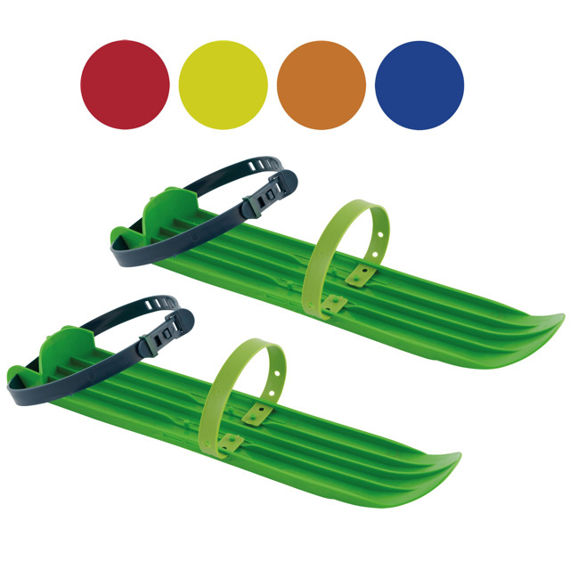 мини-лыжи 44,6см 2 ремня крепления пластик цвет в асс-те