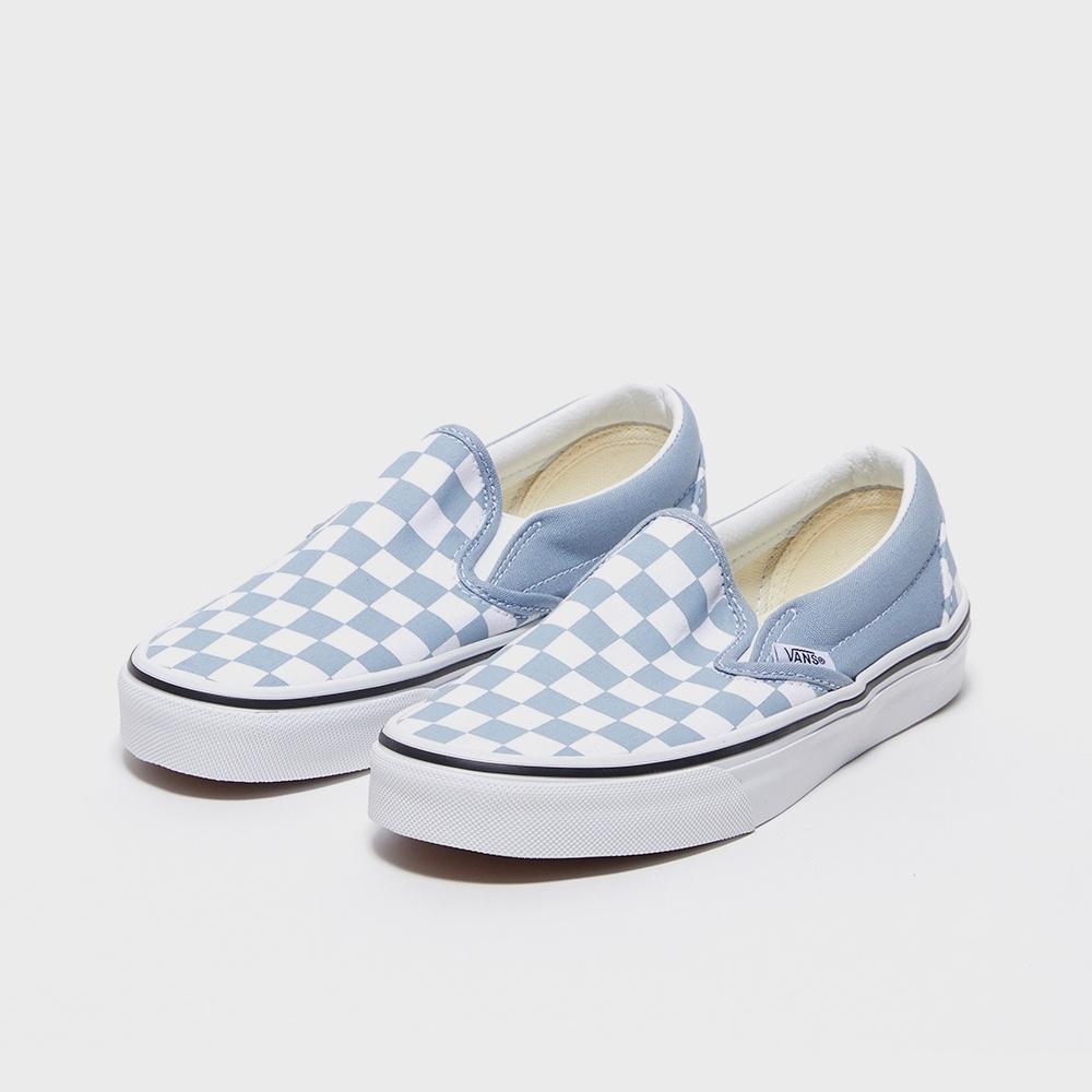 Vans Слип-он Цветные ярусы Шахматная доска Пыльно-голубой Vn000bvzdsb1