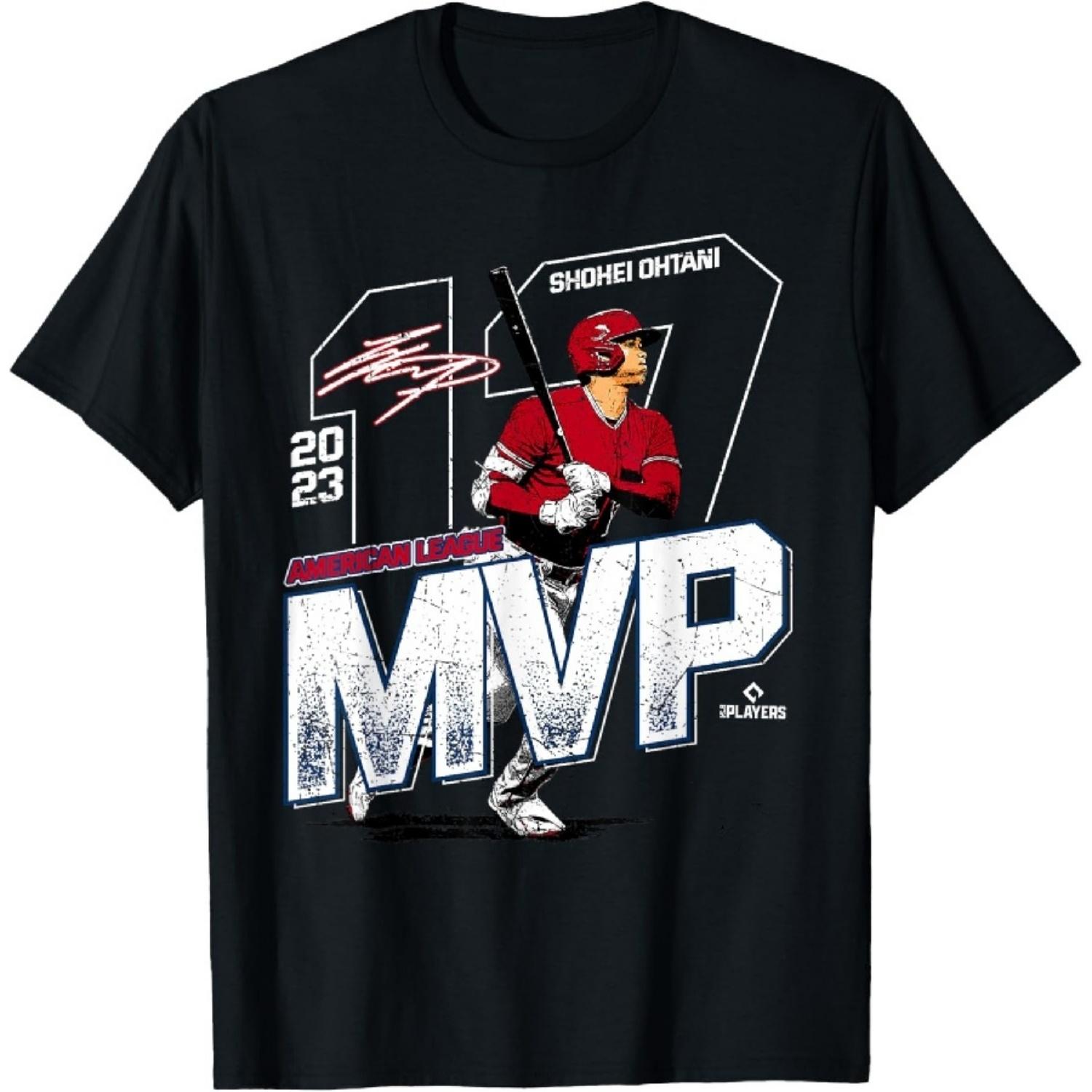 MVP Американской лиги Сёхей Отани Лос-Анджелес Бейсбол MLBPA Футболка XXXXXL чёрный